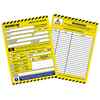 Hoarding-tag Inserts, English, 144x193mm, Hoarding-tag INSPECTION RECORD, 10 Piece / Pack
